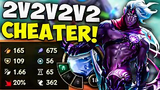 FULL AP Varus is CHEATING in 2v2v2v2!! League Of Legends Gameplay