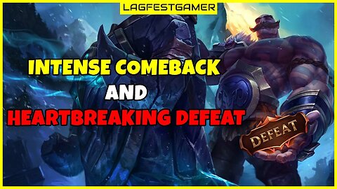 Intense Comeback and Heartbreaking Defeat - Braum League of Legends ARAM Gameplay