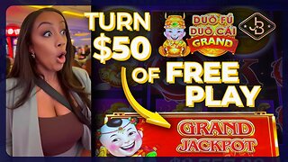 $50 of Free Play to ➡️ Hitting The Grand! ⭐️ On Ingotcha Slot Machine!