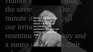 Mark Twain Quote - Humor is the great thing...