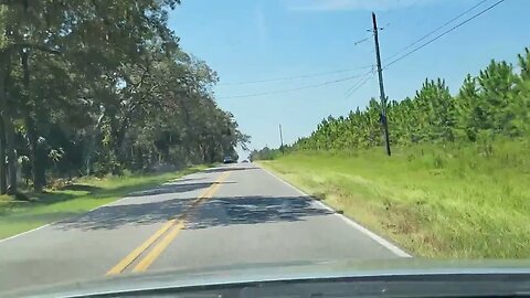 Driving Suwannee County Florida Hurricane Idalia after the Storm