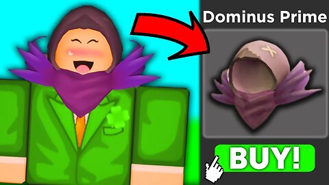 (😨HURRY NOW!) Get The DOMINUS PRIME On Roblox FOR FREE!...