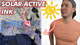 THIS IS SO COOL! Color-Changing T-Shirts 👕 (SolarActive Ink Review)