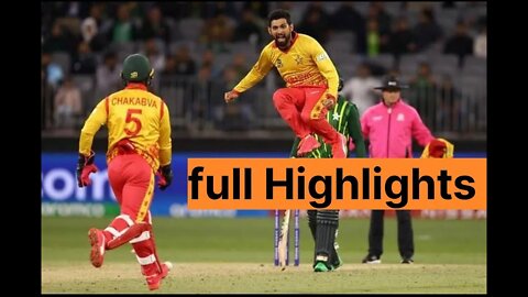 Spirited Zimbabwe pull off stunning win against Pakistan | Match Highlights | 2022