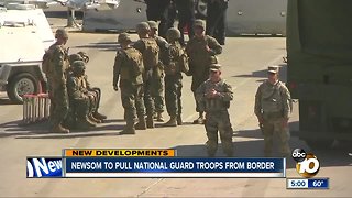 Gov. Newsom to withdraw National Guard troops from US-Mexico border in California