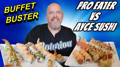 PRO EATER VS AYCE SUSHI - WHO QUITS FIRST?