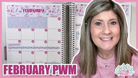 February 2023 Monthly Plan With Me | Erin Condren Horizontal LifePlanner