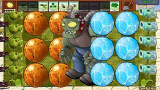 Team Fire Plants vs Team Snow Plants vs Dr Zomboss Plants vs Zombies | @peacannon