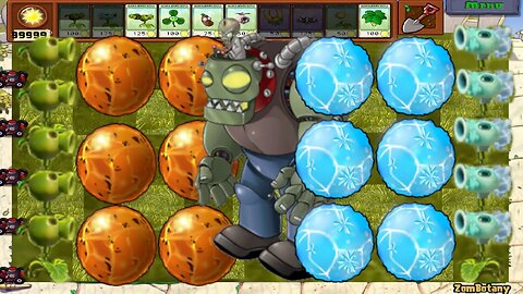 Team Fire Plants vs Team Snow Plants vs Dr Zomboss Plants vs Zombies | @peacannon