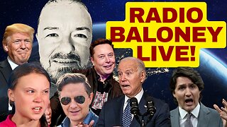 Radio Baloney Live! Poilievre vs Trudeau, Biden's Brain, Elon Musk, Ricky Gervais, X Review And More