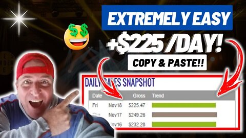 EXTREMELY Easy +$225 Per Day Copy & Paste Method | Affiliate Marketing 2022 #shorts