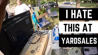 I Hate Doing This at Yard Sales