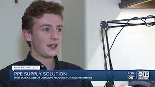 Valley teen helps doctor track PPE inventory
