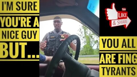 Ignorant cops violate man's rights