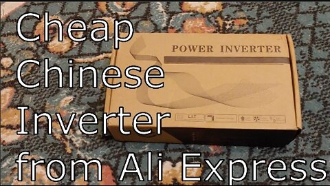 Unboxing Cheap Chinese inverter from AliExpress