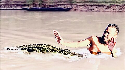 Crocodile Attack Man | Crocodile Attack Man fun made Movie is new episode