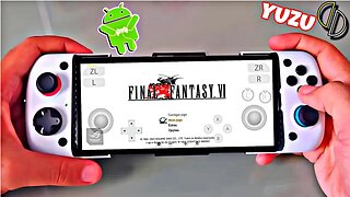 FINAL FANTASY VI REMASTERIZADO - Game Play teste no Yuzu emulator Switch Android