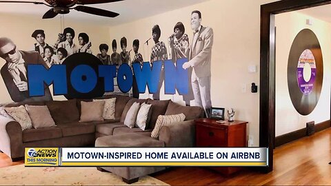 Motown-inspired home available on AirBnb