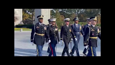 11/11/21 Richard Citizen Journalist in DC- Veteran's Day Ceremony in Arlington.