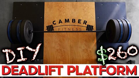 How to make a Deadlift Platform – Professional DIY Weightlifting Platform UNDER $260
