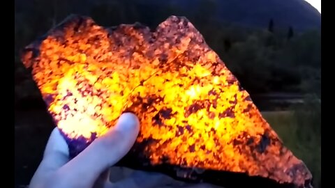 A Rock That Glows