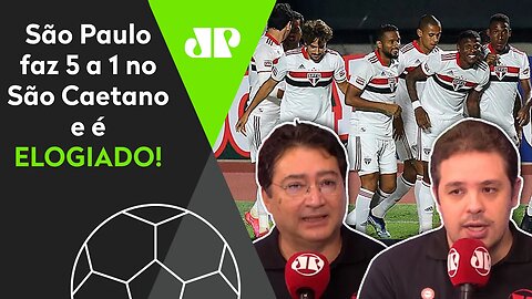 "O São Paulo vai CONSOLIDANDO uma forma de jogar!" SPFC faz 5 a 1 e é ELOGIADO!