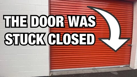 Paid $1400 for Storage Unit with the DOOR CLOSED blind bid #shorts #reels #fyp #storageauctionpirate