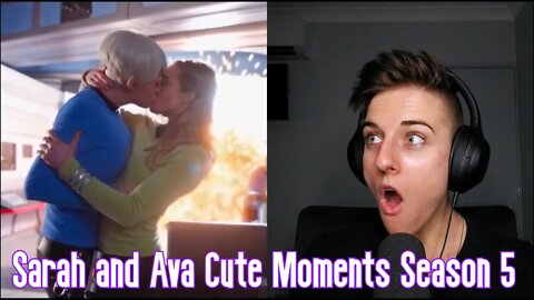 Sarah and Ava Legends of Tomorrow Season 5 Cute Moments Reaction #avalance