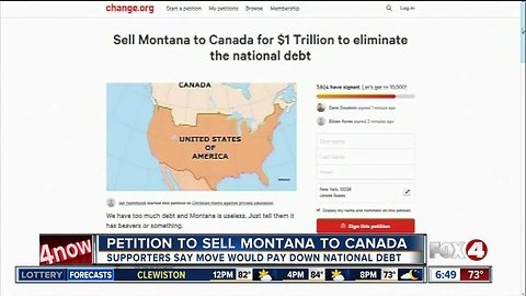 Petition to sell Montana to Canada is gaining support