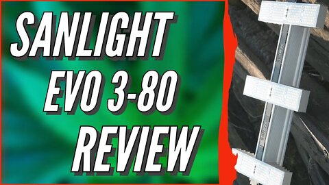 SANLIGHT EVO 3-80 REVIEW - Lohnt sich die Grow LED?