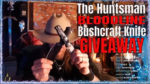 The Huntsman 'Bloodline' Bushcraft Knife GIVEAWAY Unboxing