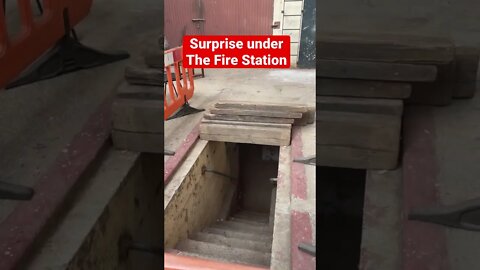 Surprise Underneath the Gibraltar Fire Station #shorts