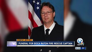Funeral procession held for Boca Raton Fire Rescue captain