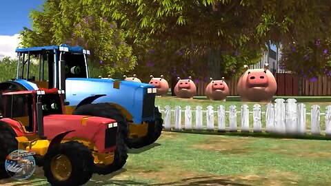 Sing Along Farm Song! Wheels on the tractor!