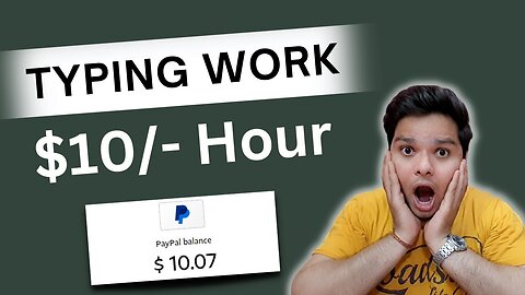 Earn $10 Per Hour 💸 Typing Work From Home _ Earning Websites Without Investment _ Earn Money Online