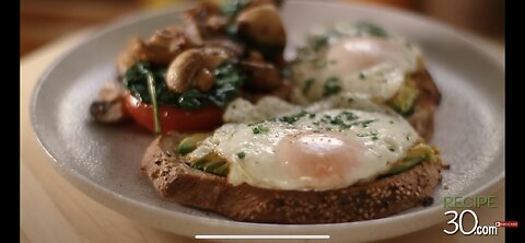 Avocado Toast with Eggs.. The Breakfast!!