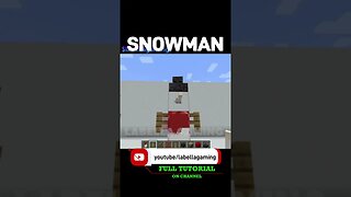 Snowman Build Hack | Minecraft