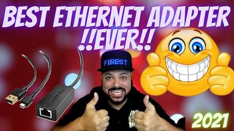 BEST ETHERNET ADAPTER EVER 2022.Works on All firesticks, Chromecast, Raspberry Pi & Google Home Mini