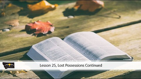 Pastor Metzger - Lesson 25