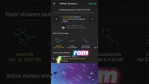 Look Up tonight #meteor #geminidecember Falling Stars