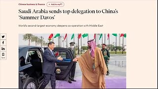 China & Saudi Arabia Build Even Stronger Capitalist Ties; Saudia Arabia Begins Massive Economic Exp