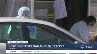 More than 1,000 Florida coronavirus tests damaged in transit