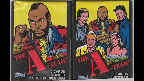 The A-Team Trading Cards (1983, Topps) -- What's Inside
