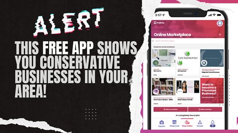 Alert: This FREE App shows your Conservative businesses in you area!! | Lance Wallnau