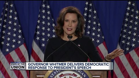 Gov. Whitmer delivers Democratic response to president's speech