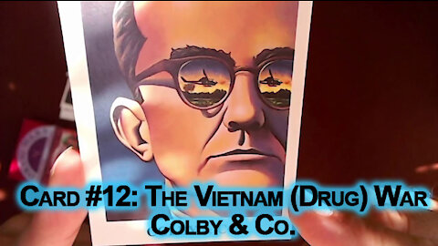 Drug Wars Trading Cards: Card #12: The Vietnam (Drug) War, Colby & Co. (Eclipse Comics History)