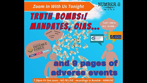 Ep 109 N8 23rd Feb 24 Truth Bombs OIAs and 9 Pages of Adverse Events