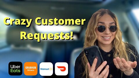 Craziest Customer Requests! | DoorDash, Uber Eats, GrubHub, Walmart Spark Driver Ride Along