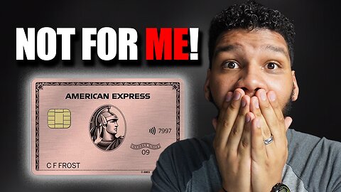 The Amex Gold Card Is Not For Me | How About You? Worth $250?