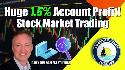 Huge +1.5% Account Profit - VIP Member Stock Market Trading